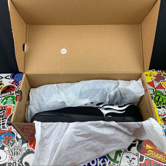 Vans Era Silver Metallic Flame 8.5 Womens / 7 Youth - Picture 12 of 13